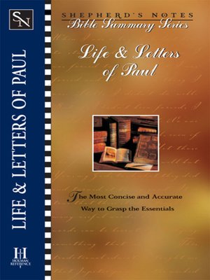cover image of The Life and Letters of Paul